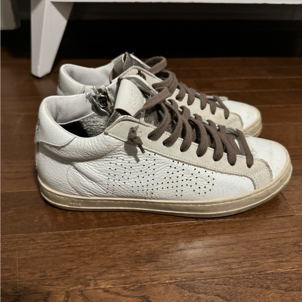 P448 John mid top sneaker in Blondie size 38